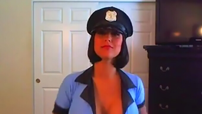 Busty Police Officer Enjoys Solo Play With A Sex Toy